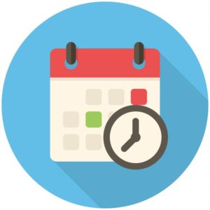 Calendar and clock