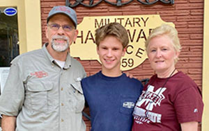 Military Hardware owners Robert and Mary Ann Benton