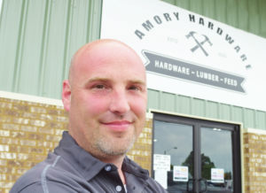 Amory Hardware store owner Shane Wells