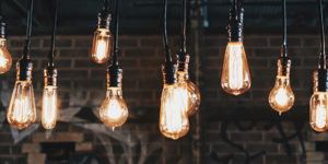 String of light bulbs - Ideas for selling to millennials