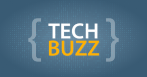 Graphic image of Tech Buzz banner