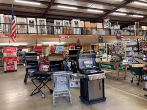 Image of the inside of Ollie's Lumber Company Ace Hardware in Poteau, Oklahoma.