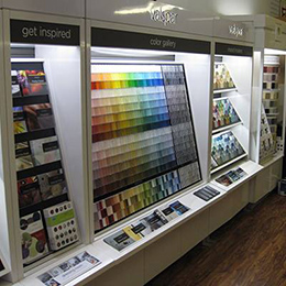 Image of Red Oak Hardware Hank paint section.