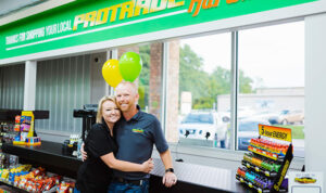 Jenn and Luke Bates, owners of ProTrade Hardware