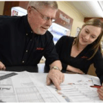 Leah Nelson and her father, Jerry. Leah has been honored as one of the Top Women in Hardware & Building Materials for 2025.