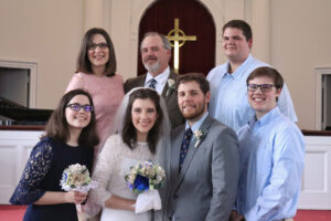 The whole McCarter family and daughter in law