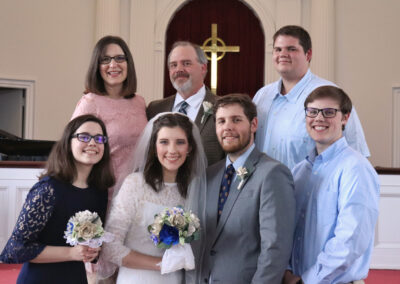 The whole McCarter family and daughter in law