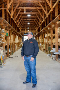 Buffalo Hardware's indoor lumberyard