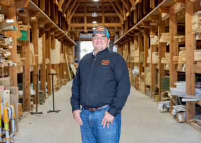 Buffalo Hardware's indoor lumberyard