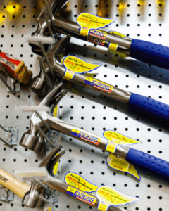 Garber Hardware hand tools.