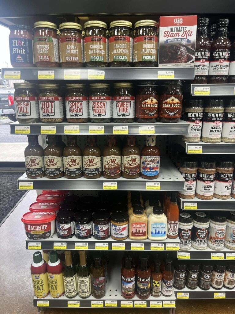 ProTrade's collection of barbecue sauces.
