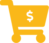 Gold price tag with heart icon