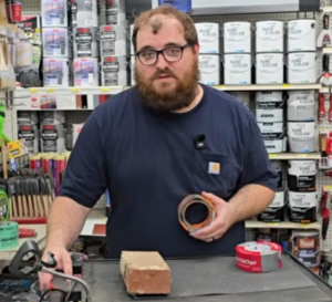 Ben Ginn, of Ginn Hardware, is captured on a screen shot of his YouTube channel.